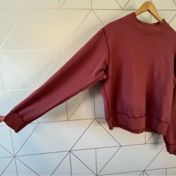 Reigning Champ Lightweight Terry Cropped Crewneck Sweatshirt - Picture 4 of 8